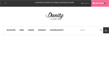 Tablet Screenshot of danity.fr